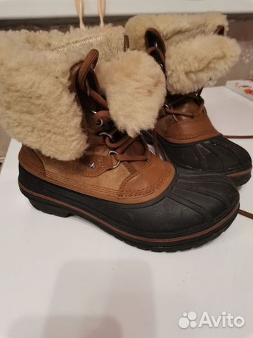 Сапоги зимние Crocs 35р.Б.у