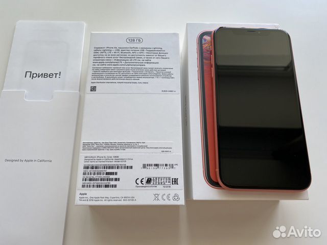 iPhone XR 128Gb Коралловый Идеальный