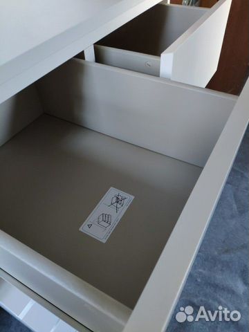 Комод Мальм Икеа с 6 ящиками, белый 80x123 см Комод Мальм Икеа с 6 ящиками, белый 80x123 см