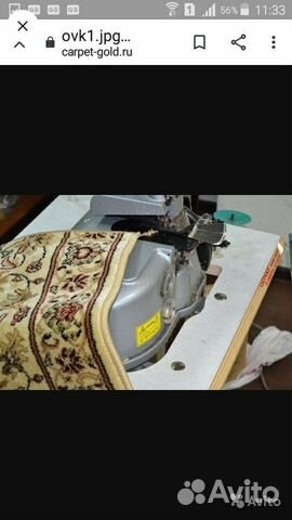 Крой, оверлок напольных покрытий (ковролин)