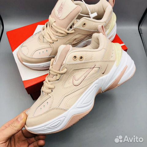 Кроссовки Nike M2K Tekno бежевые