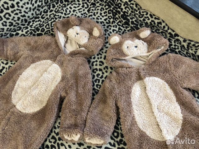 Плюшевый комбинезон «обезьянка» Mothercare Плюшевый комбинезон «обезьянка» Mothercare