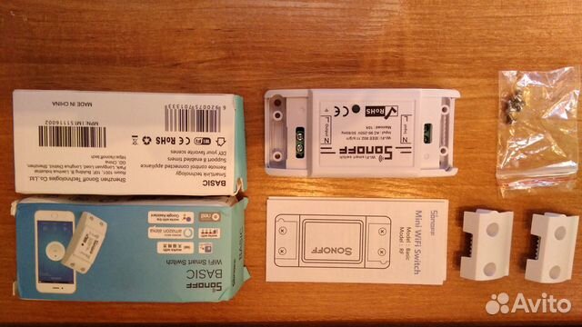 Sonoff basic Wi-fi Умное реле розетка 220в 10А