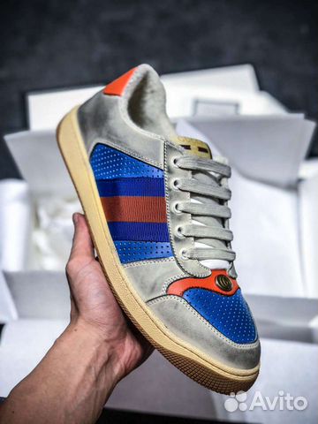 gucci distressed sneakers