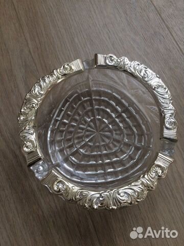 Хрустальная пепельница Chinelli