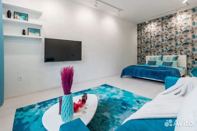 

1-к. квартира, 40 м², 2 кровати