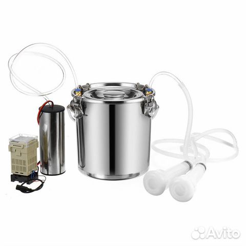 Доильный аппарат для козы с пульсатором и ведром 5