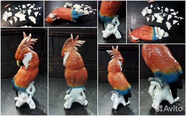 Ремонт, реставрация статуэток, посуды и кукол