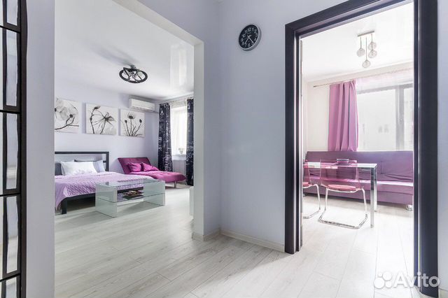 

1-к. квартира, 45 м², 3 кровати