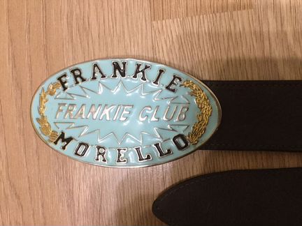 Мужской ремень натуральная кожа Frankie morello