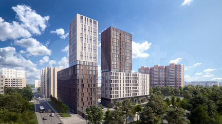1-к квартира, 38 м², 19/20 эт.