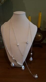 Цепочка с жемчугом