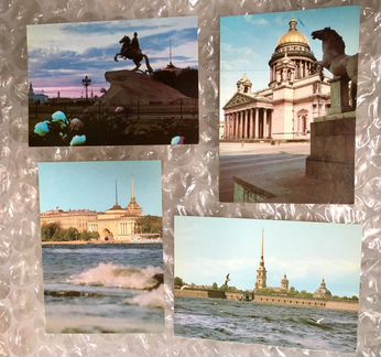 Почтовые открытки СССР (Москва,Ленинград)
