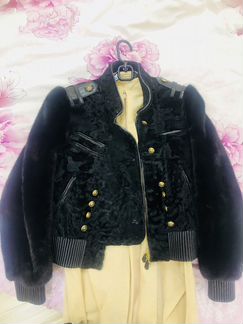 Куртка норковая с каракульчой, Gucci оригинал