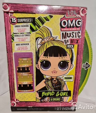 Кукла L.O.L. Surprise OMG Bhad Gurl 577584EUC