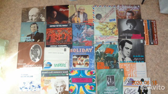 Советские песни, романсы на пластинках