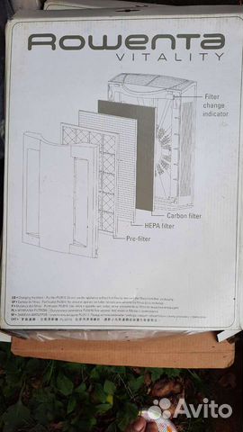 Фильтр для очистителя воздуха rowenta vitality