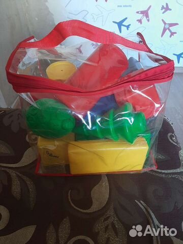 Кубики пластмассовые