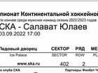 Билет на хоккей Ска- Салават Юлаев