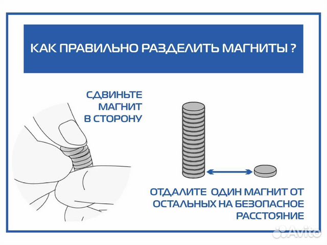 Неодимовый магнит 6x2 мм 400 шт