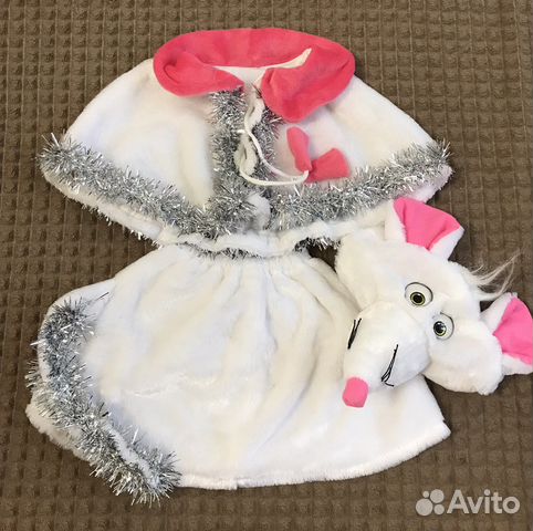 Новогодний костюм мышки 98-104