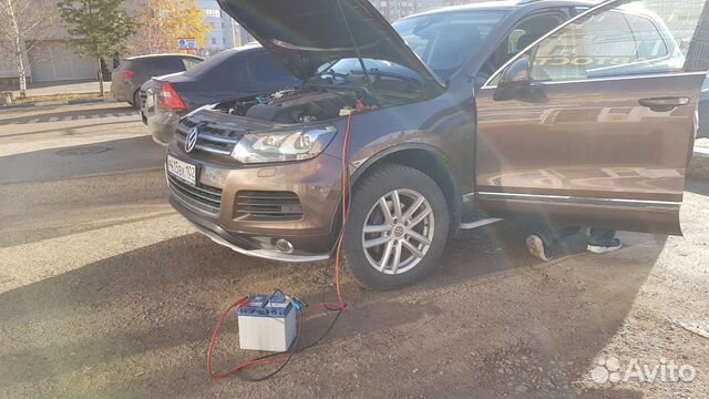 Аккумулятор на Volkswagen Tuareg с заменой