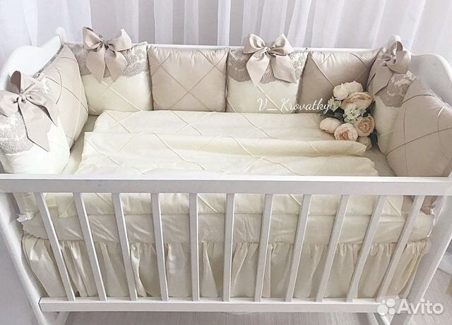 Бортики в кроватку новые