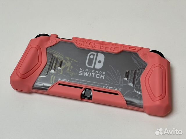 Грип-кейс для Nintendo Switch (чехол коралловый)