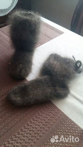 Сапожки - носочки пух-шерсть собаки