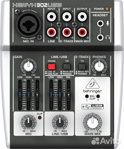 Микшерный пульт Behringer 302USB