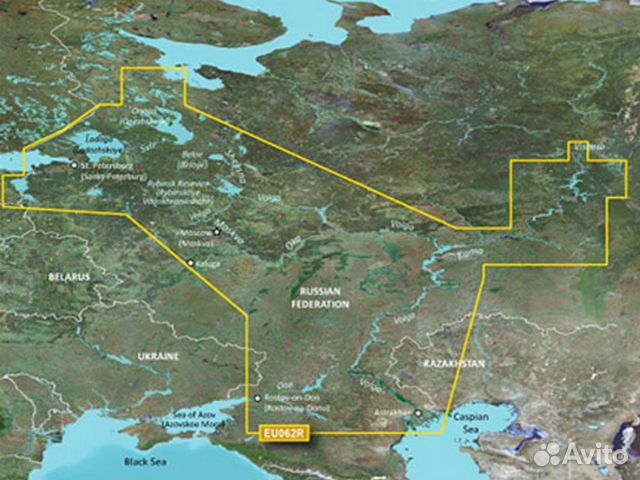Карта глубин Garmin hxeu062R BlueChart G3 Россия
