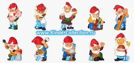 Игрушки из киндер сюрприза