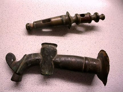 Краник для самовара латунный