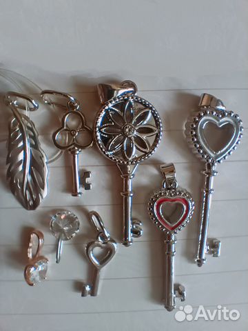 Подвески серебряные новые с бирками