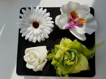 Цветы для волос