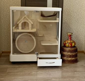 Клетка, витрина для шиншилл, дегу, хорька и др гры