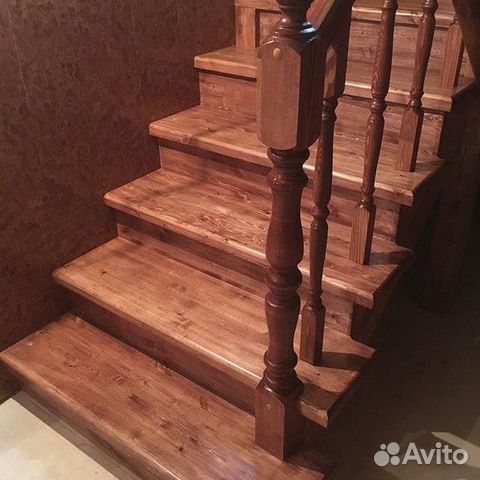 Лестница деревянная на заказ, под ключ