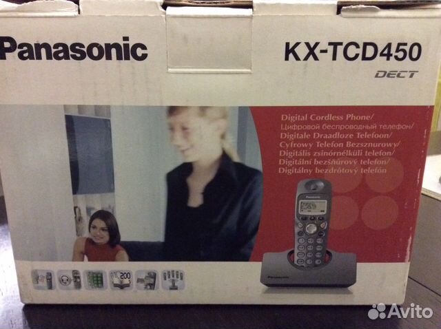 Цифровой беспроводной телефон Panasonic