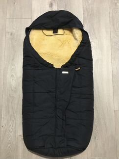 Зимний меховой конверт christ в коляску на овчине