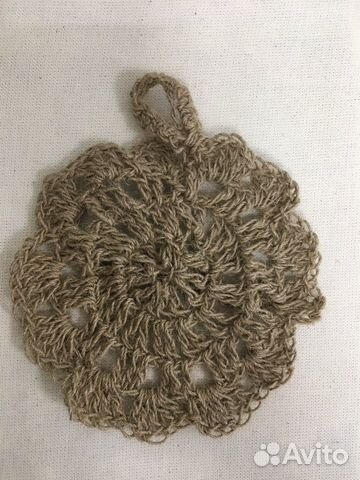 Губки из джута, мочалка из джута, эко-губка