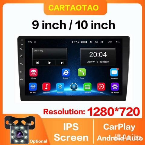 Магнитола 2 din 9 дюймов. Андроид. Гарантия