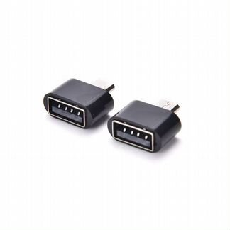 Переходник-адаптер OTG с microUSB на USB 2.0