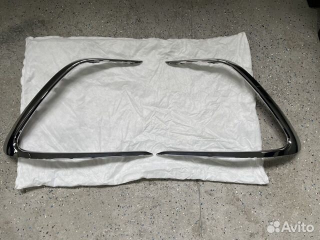 Камри 75 хром, молдинги бампера