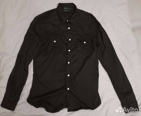 Чёрная рубашка ASOS Design