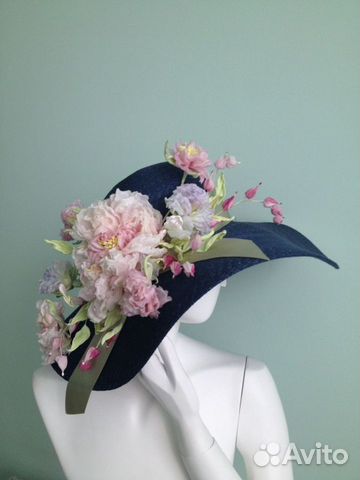 Шляпа женская соломенная