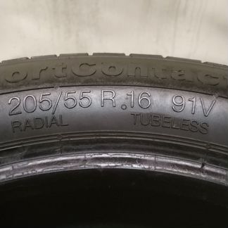 Continental ContiSportContact 1 205/55 R16  4шт