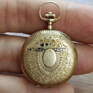 Часы карманные золото старинные женские
