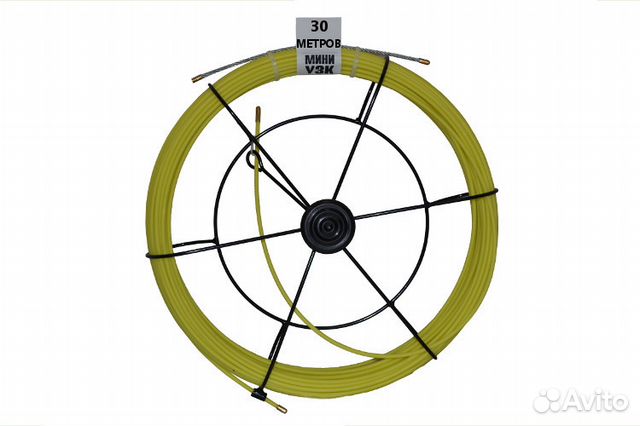 Протяжка для кабеля 4,5 мм 30 м Кассета Кондуктор