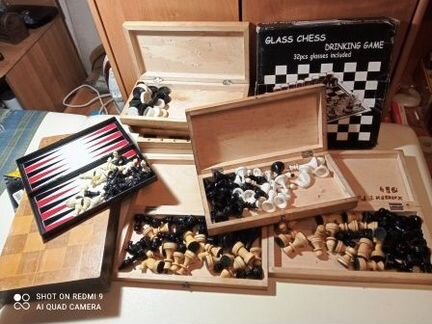 Шахматы настольные, дорожные, пьяные, шашки