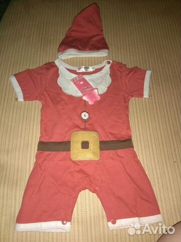 Новый Костюм деда мороза для мальчика